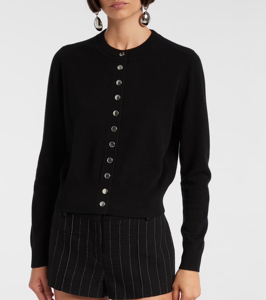 Isabel Marant Idesia Wool And Cashmere Cardigan In Black