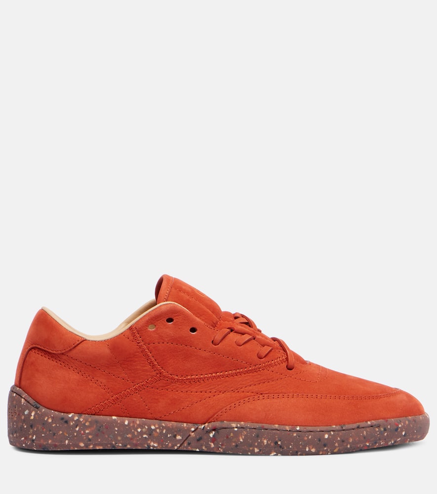 Gabriela Hearst Ohio Suede Sneakers In Orange