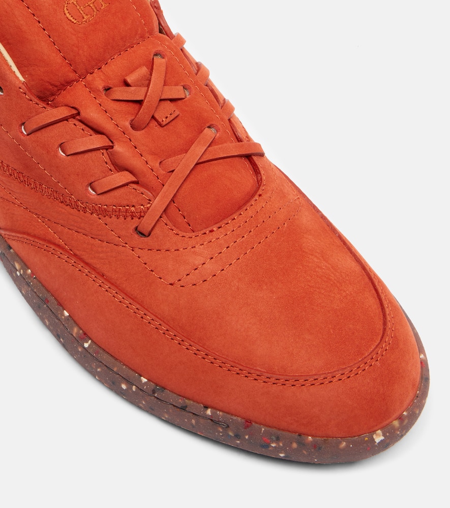 Gabriela Hearst Ohio Suede Sneakers In Orange