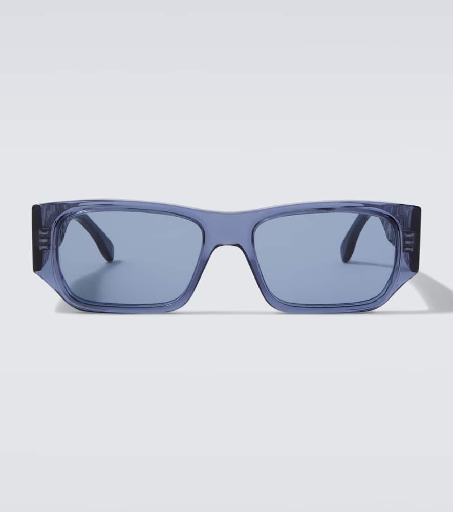 Fendi Ff Squared Square Sunglasses In Blue