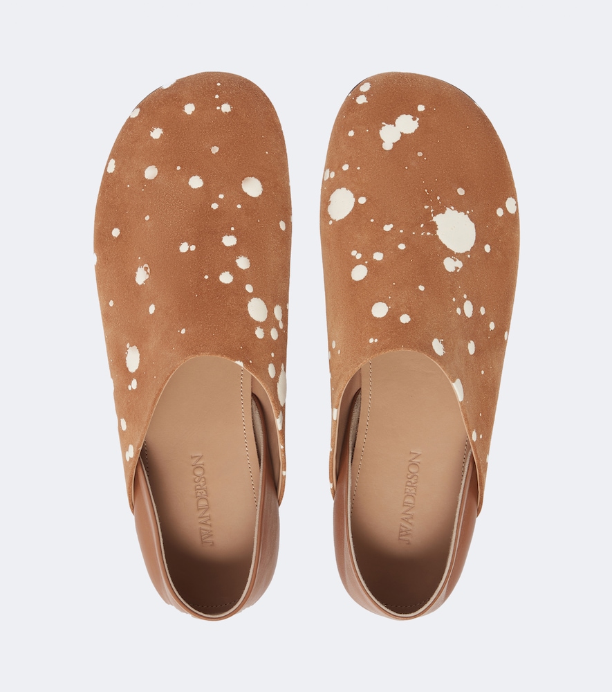  Jw Anderson Jw Anderson Loafers Aus Veloursleder Mit Leder 