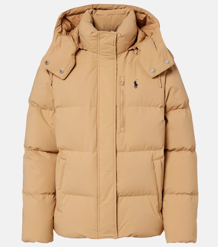 Polo Ralph Lauren Quilted Down Jacket In Nude