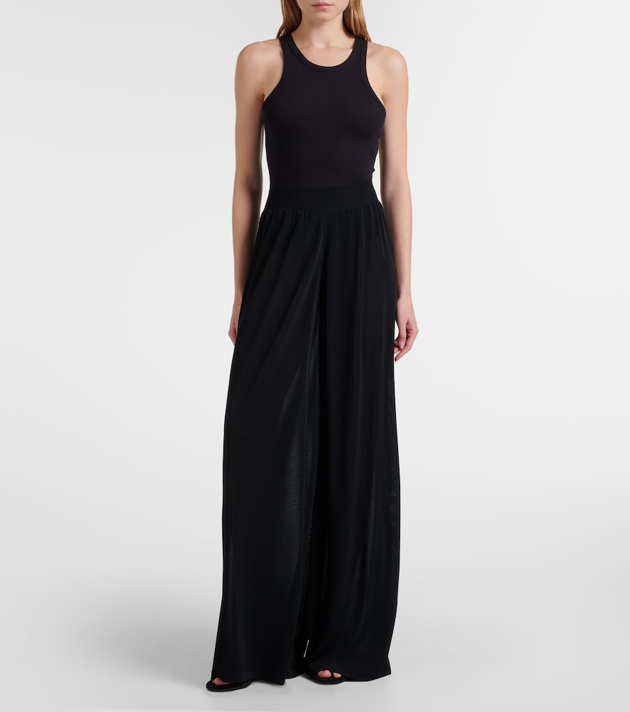 Alaïa High-rise wide-leg pants