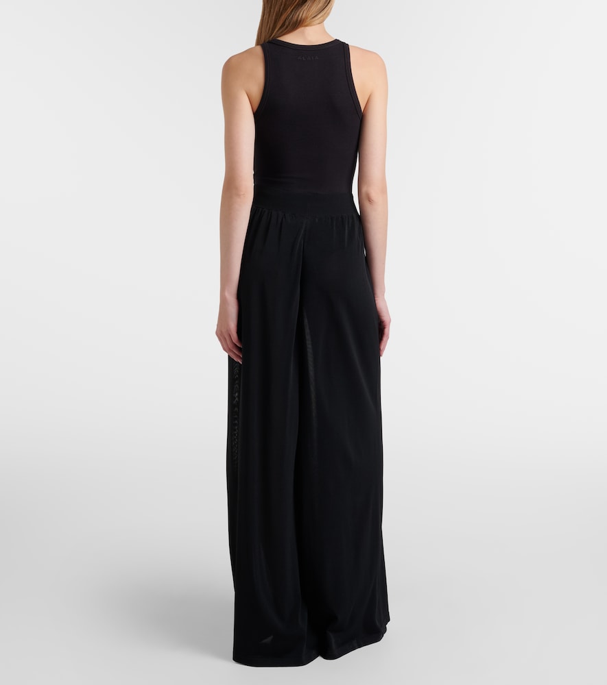  Alaia Alaia High-rise Wide-leg Pants 