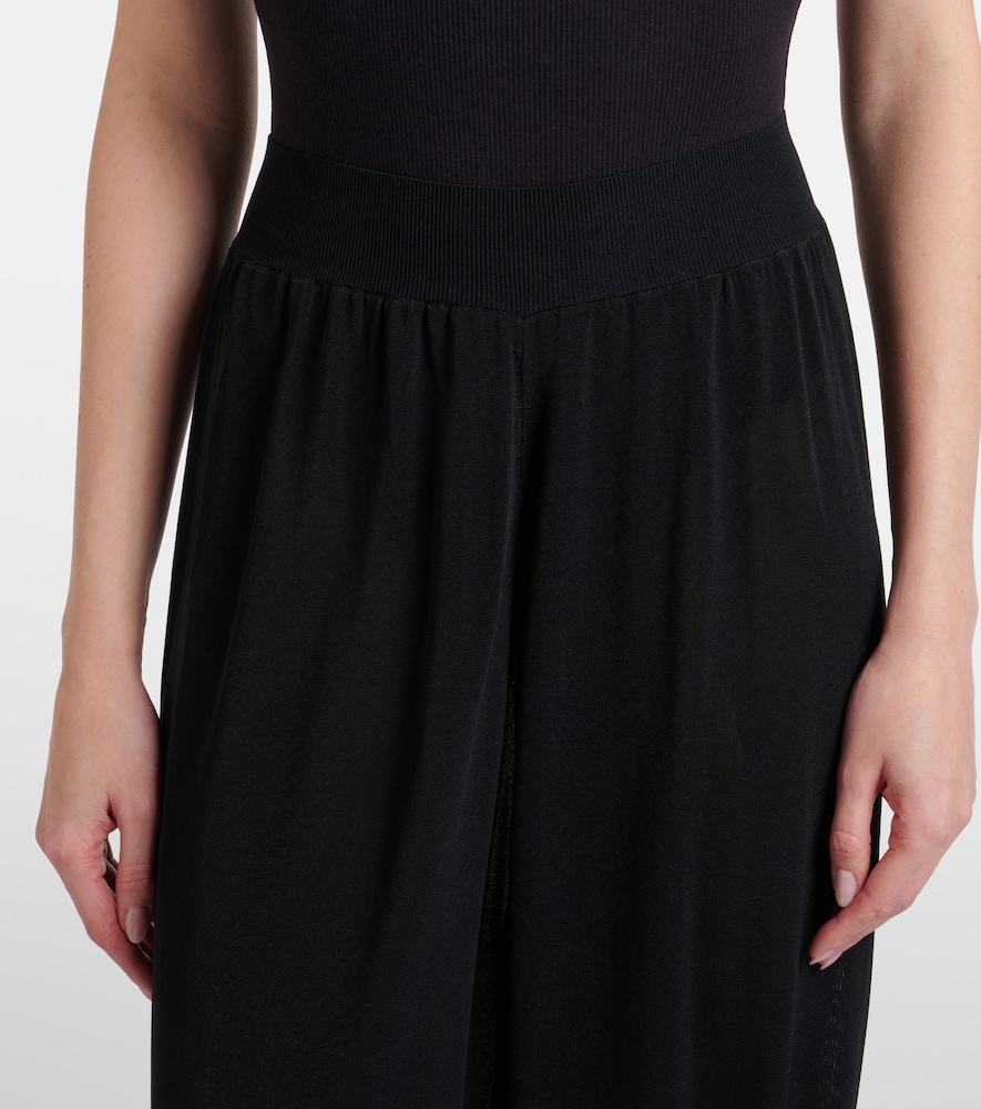  Alaia Alaia High-rise Wide-leg Pants 