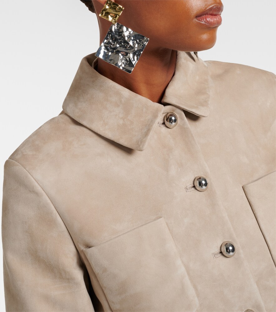  Altuzarra Altuzarra Jacke Astley Aus Veloursleder 