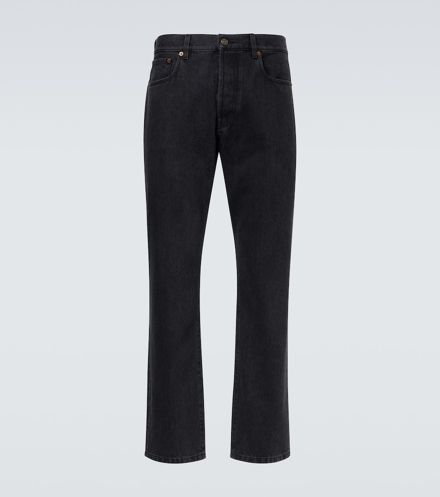 Valentino Mid-rise straight jeans