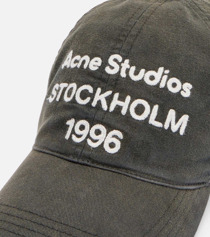  Acne Studios Acne Studios Logo Cotton Twill Baseball Cap 