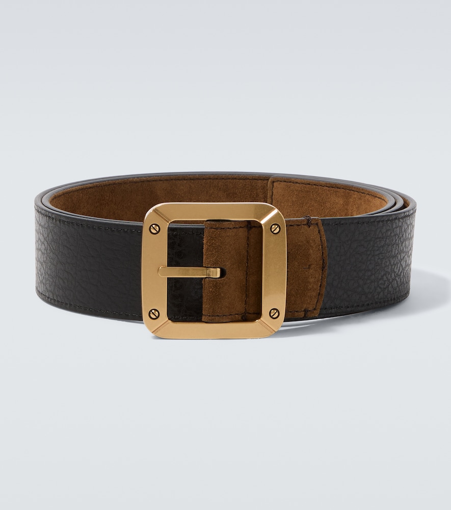  Acne Studios Acne Studios Reversible Leather And Suede Belt 