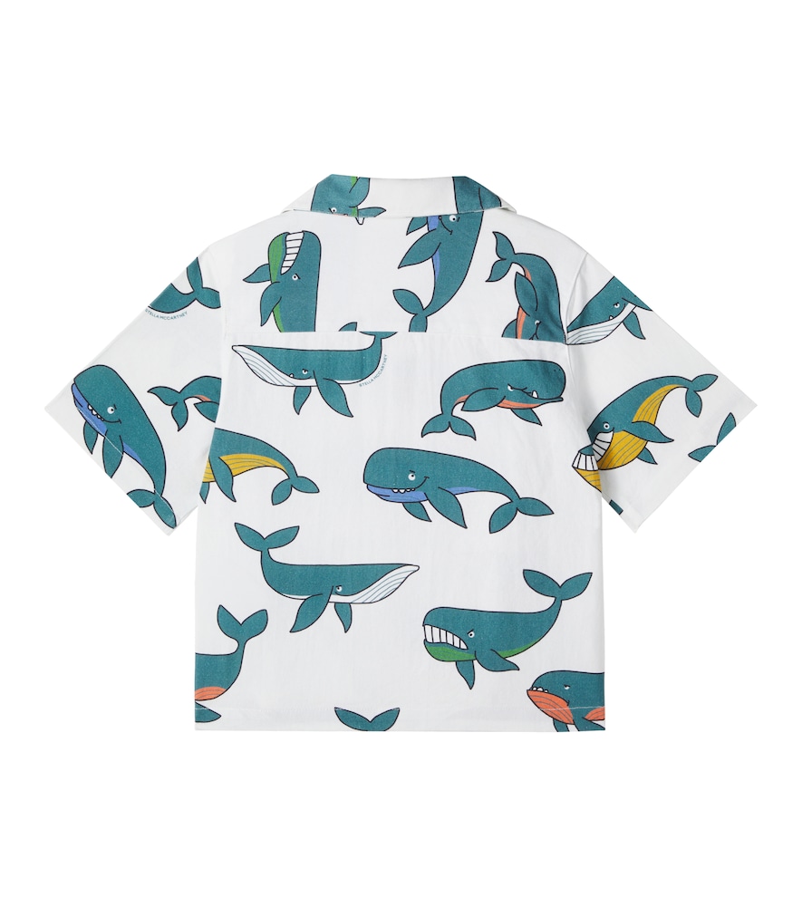  Stella Mccartney Kids Stella Mccartney Kids Printed Cotton Shirt 