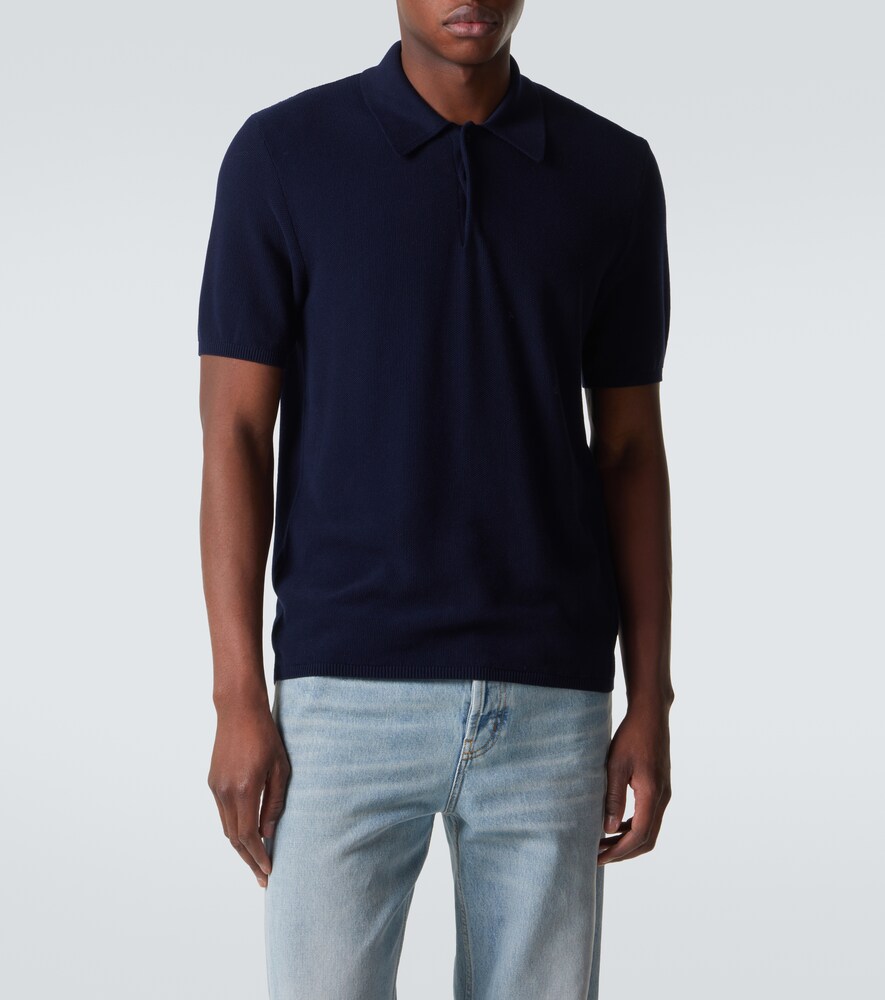  Saint Laurent Saint Laurent Polo De Algodón 