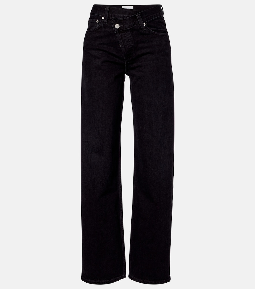 Agolde Arc Criss Cross barrel-leg jeans