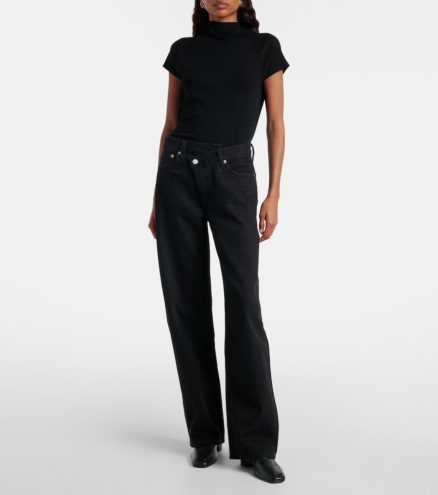 Arc Criss Cross Barrel-Leg Jeans
