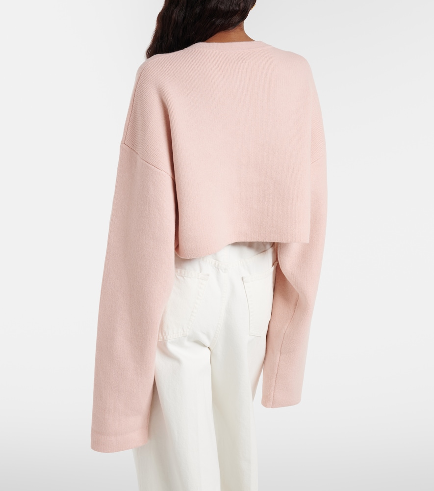  Toteme Toteme Cropped-cardigan Aus Einem Wollgemisch 