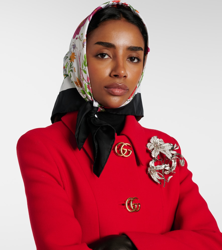  Gucci Gucci Tuch Aus Seiden-twill 