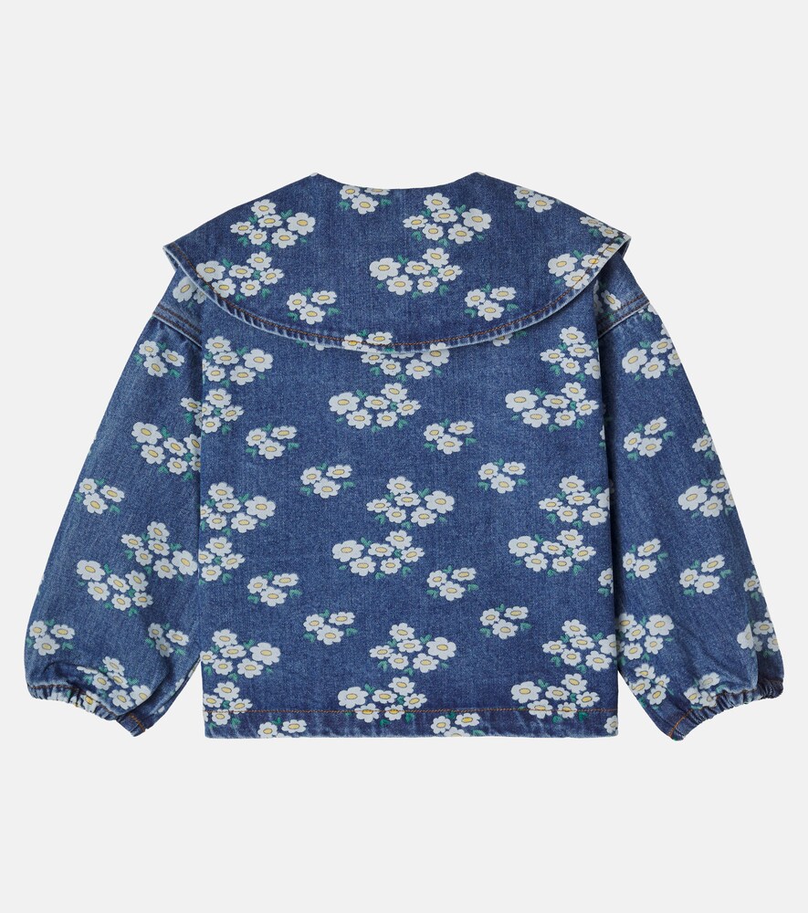  Tinycottons Tinycottons Bedruckte Jeansjacke Blossoms 