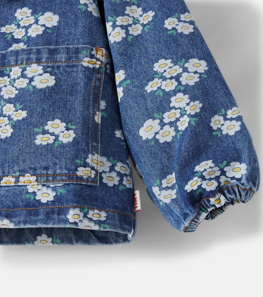  Tinycottons Tinycottons Bedruckte Jeansjacke Blossoms 
