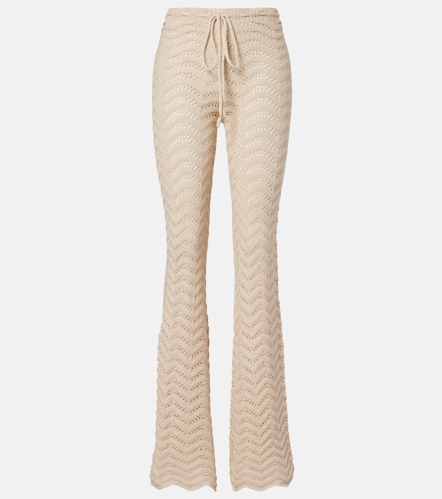 Bananhot Kim cotton-blend flared pants | Thumbnail 7