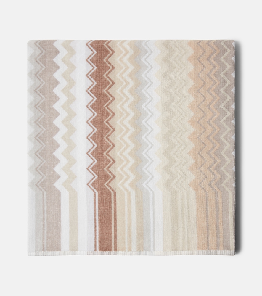 Missoni Giacomo Zigzag cotton terry bath sheet