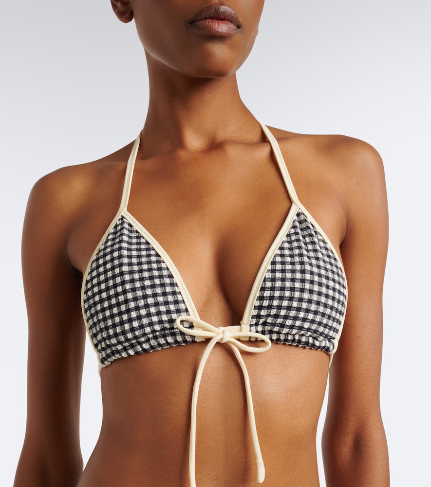 Montce Emma gingham seersucker bikini top | Thumbnail 3