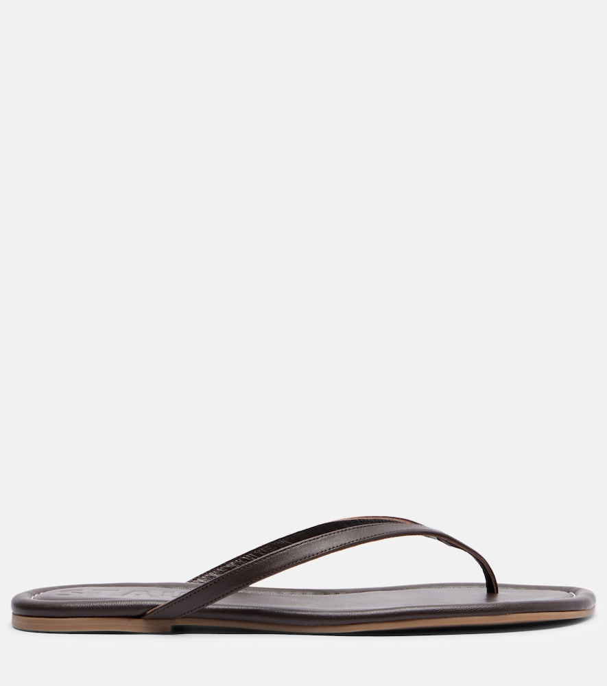  Staud Staud Freja Leather Thong Sandals 