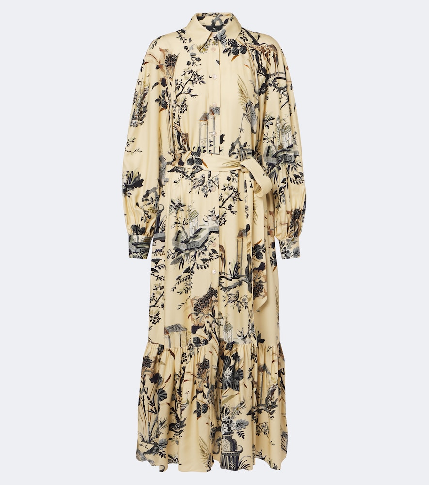 Bedrucktes Maxikleid