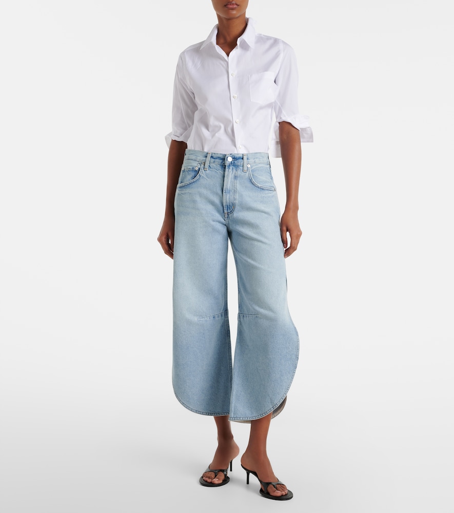Tulip Barrel-Leg Jeans