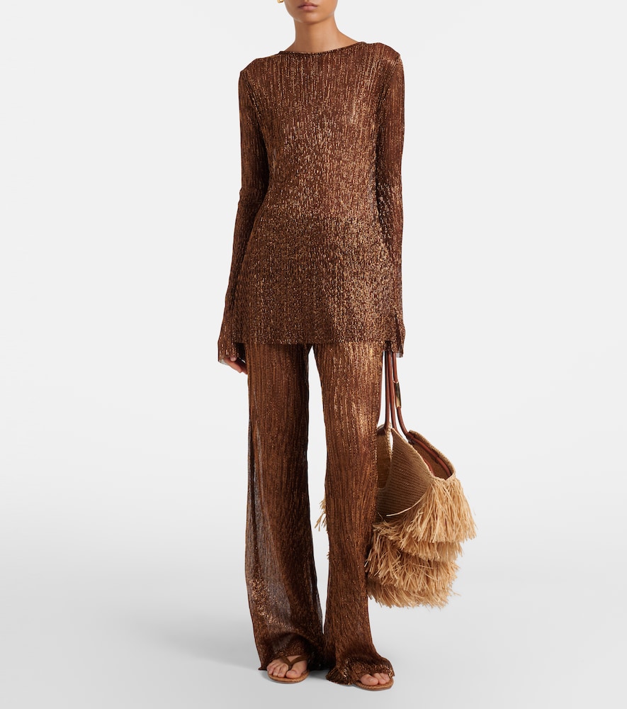 Loretta Lamé Top