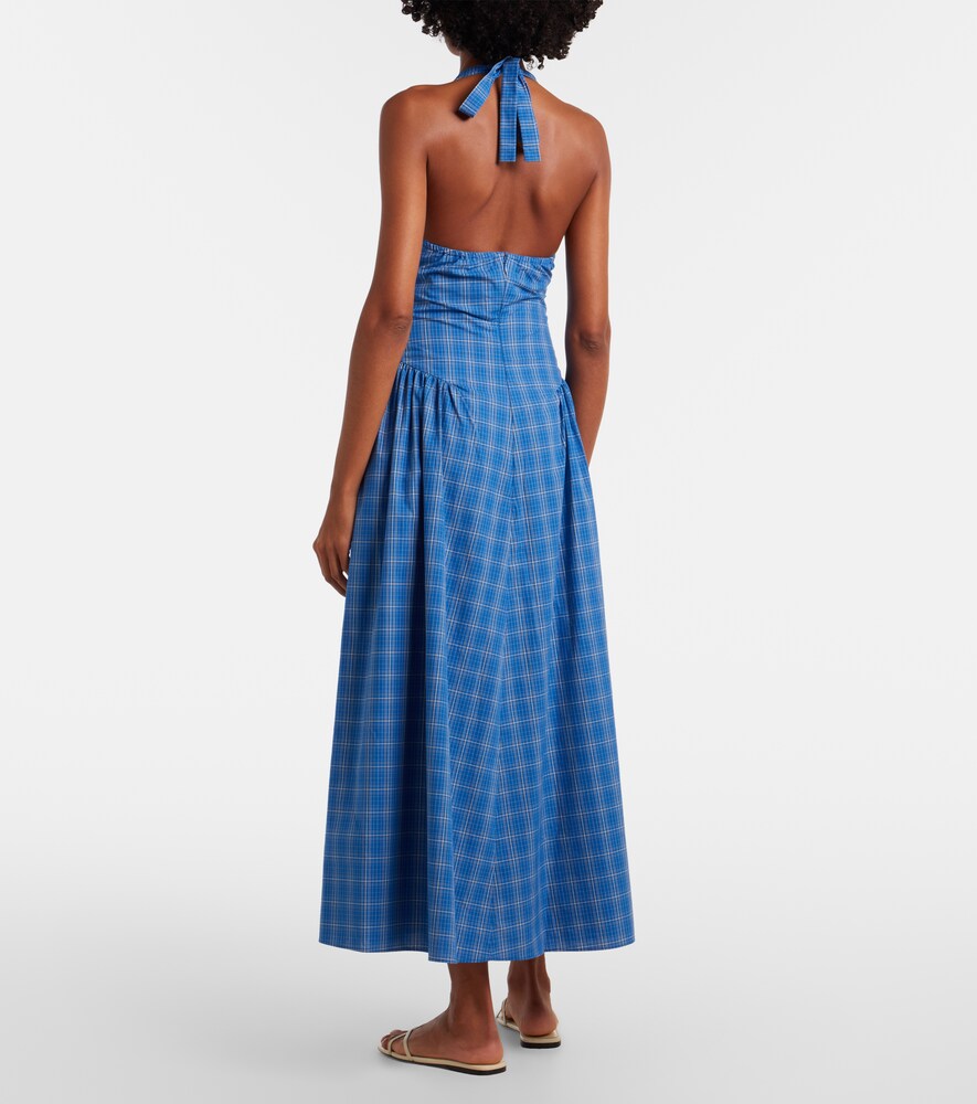  Faithfull Faithfull Midikleid Del Ros Aus Baumwolle 