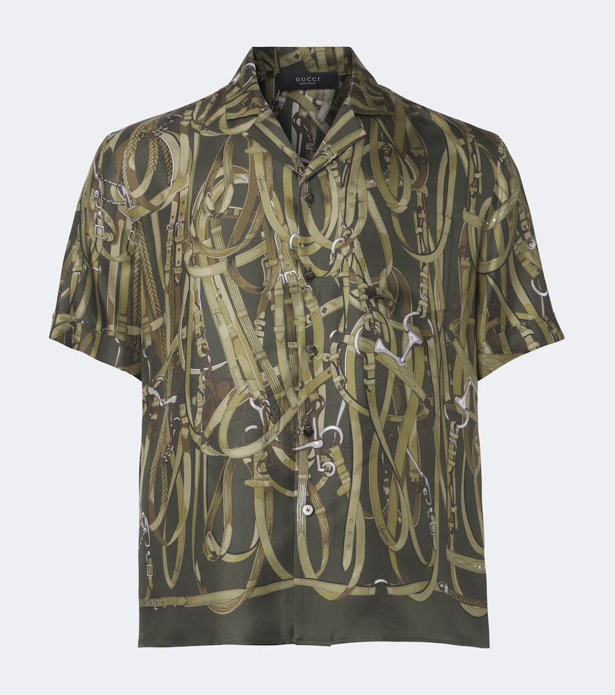 Gucci Chemise de bowling imprime en soie 1100 €