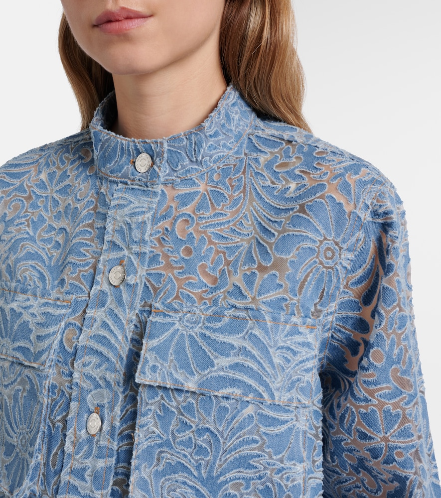 Lane Floral Denim Jacket