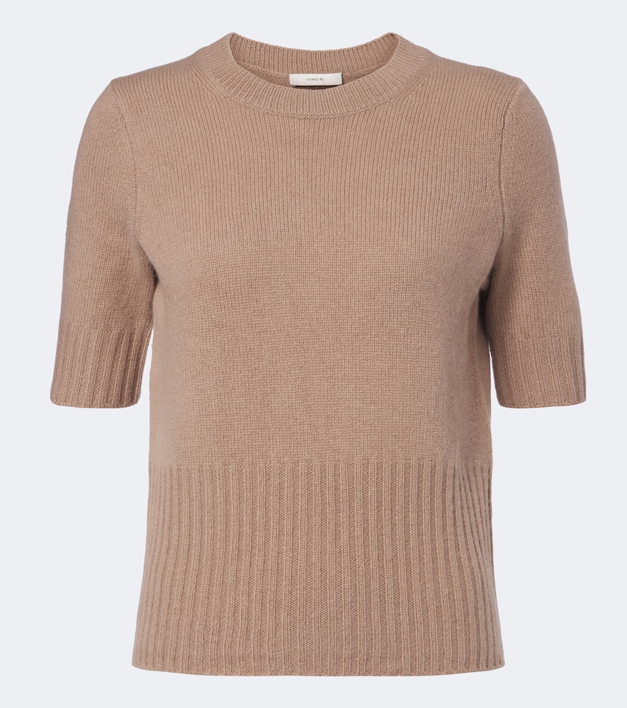 Vince Wool And Cashmere Sweater In Sand