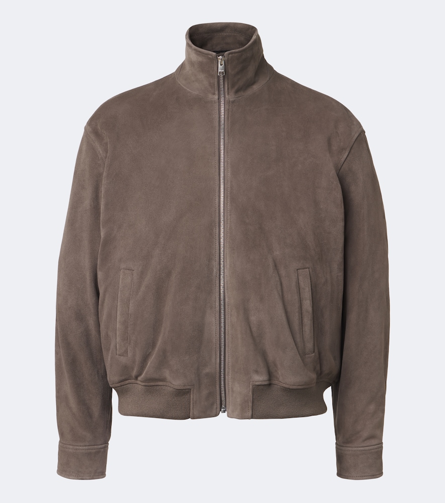 Giacca blouson in suede
