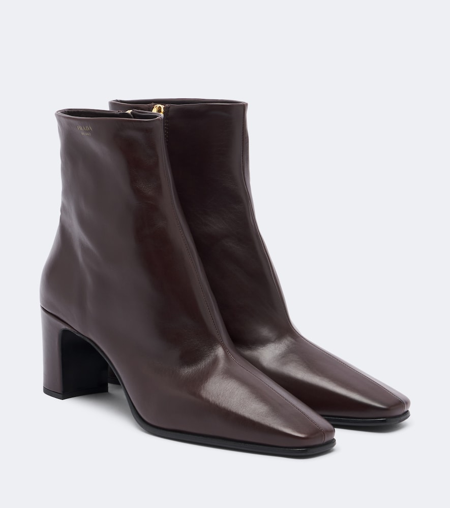 Ankle Boots aus Leder
