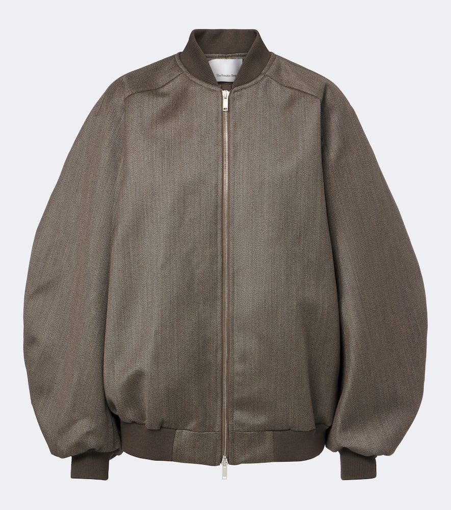 Oversize-Bomberjacke Elinor aus Wolle