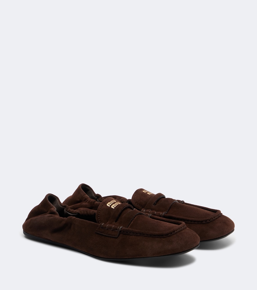 Loafers aus Veloursleder