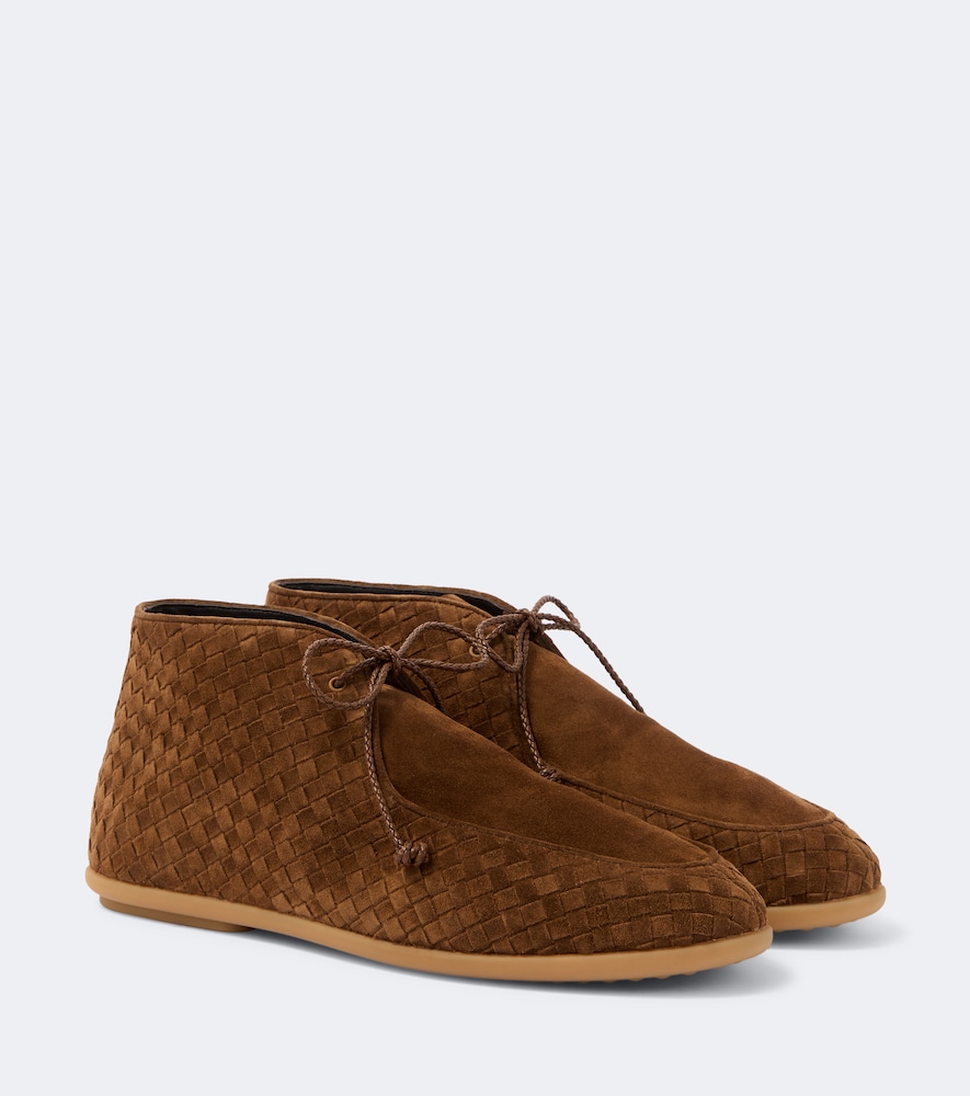Bottega Veneta Bottines en daim Intrecciato 1250 €