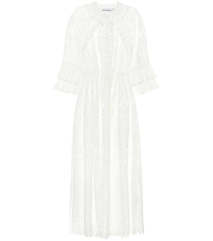 Guipure lace dress by Self-Portrait