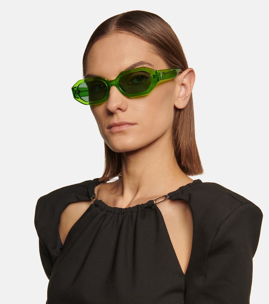 Attico The Irene Sunglasses In 绿色