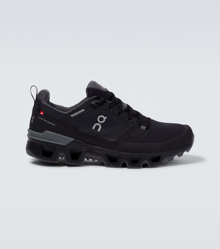 On Black Waterproof Cloudwander Sneakers In Black ~ Eclipse