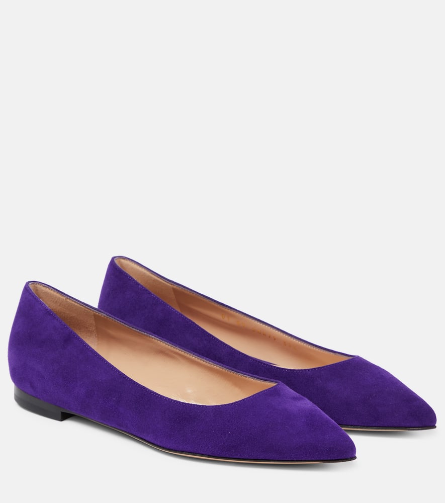 Gianvito suede ballet flats