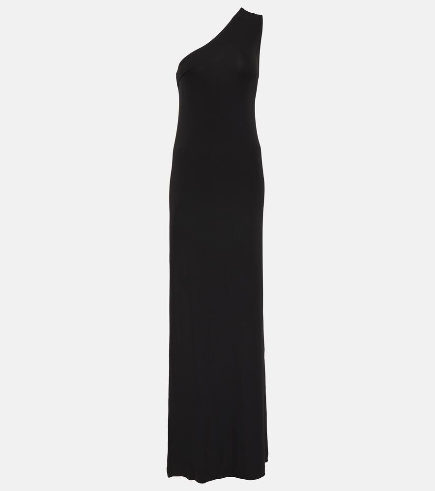 Nili Lotan Raquel one-shoulder jersey maxi dress