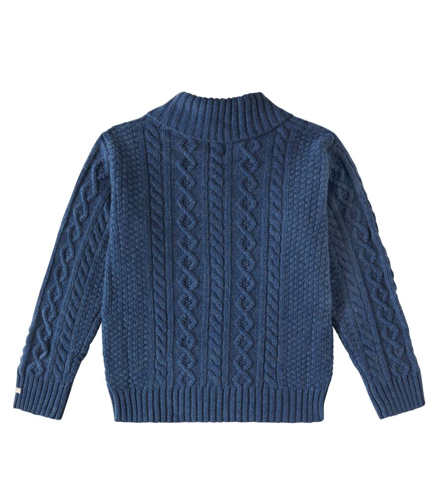 DONSJE JESPER ARAN WOOL-BLEND CARDIGAN