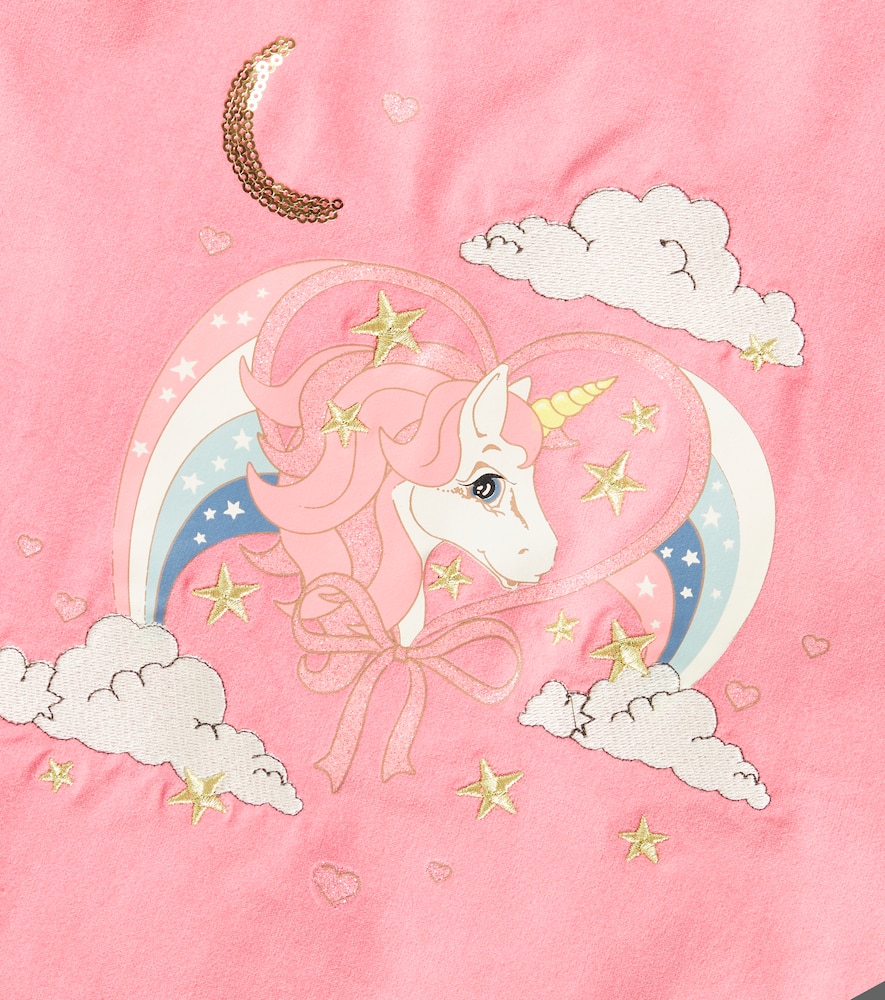 Konges Slojd Lucky Spencer Embroidered Cotton Dress In Pink