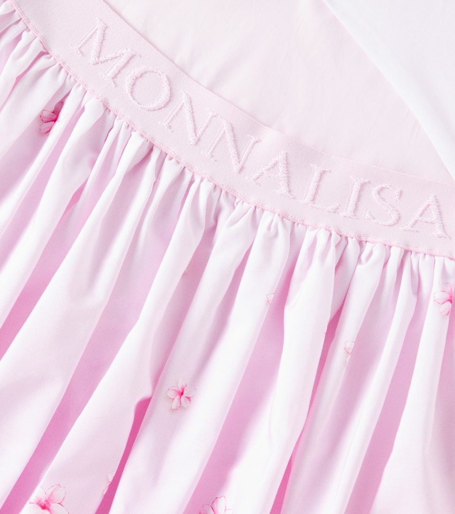 Monnalisa X Disney Bambi-print Dress In Pink