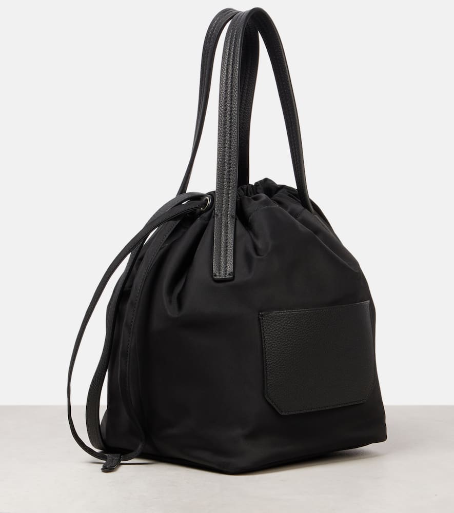Khaite Rory Medium Leather-trimmed Bucket Bag