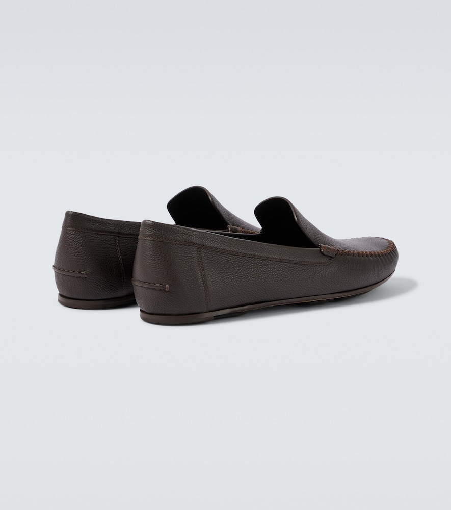  Manolo Blahnik Manolo Blahnik Slip-ons Alder Aus Leder 