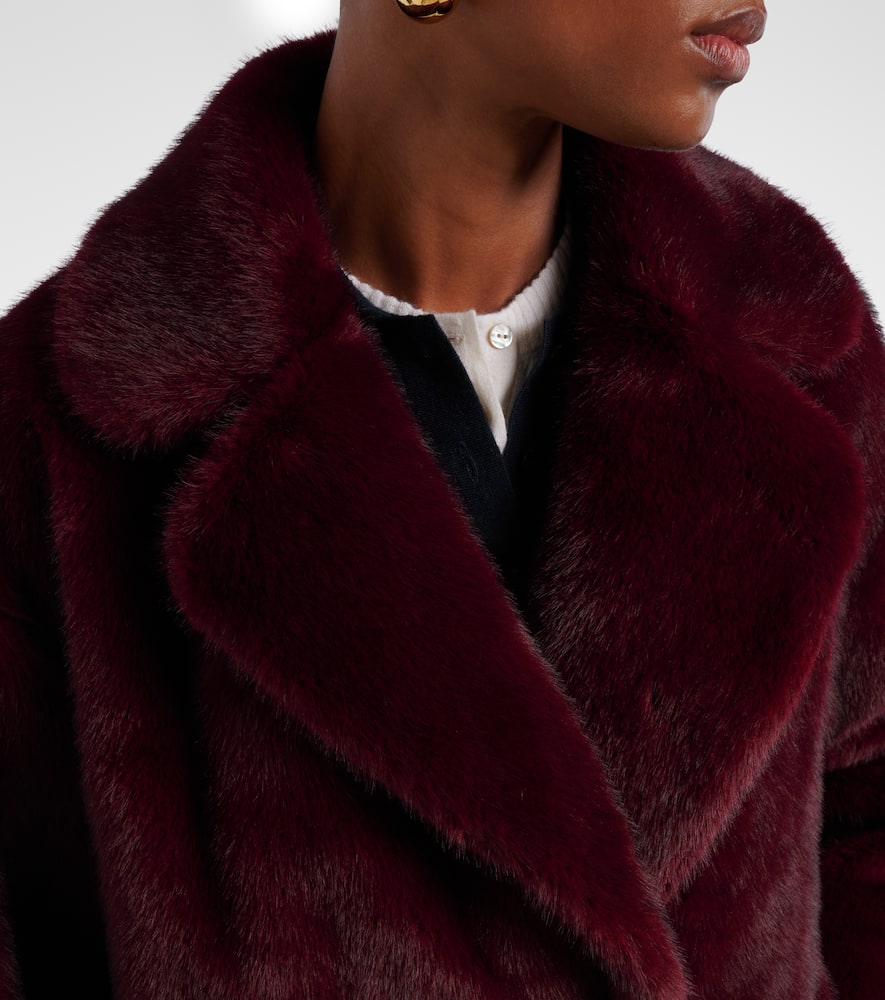 Velvet Carolyn Jacket In Burgundy
