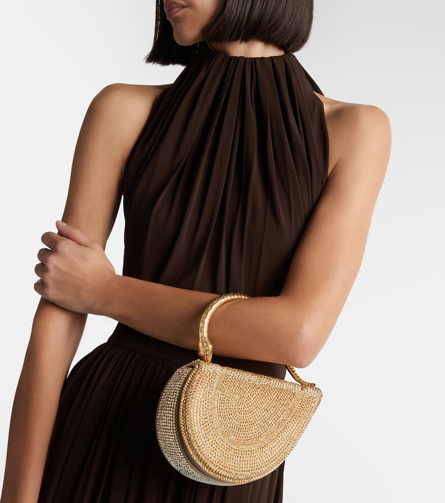 Bvlgari Serpentine Small embellished top-handle bag