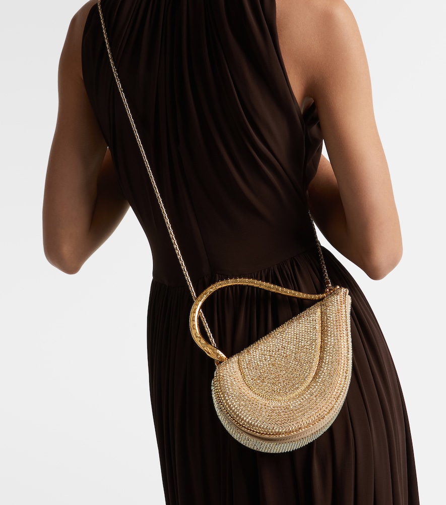  Bvlgari Bvlgari Verzierte Henkeltasche Serpentine Small 
